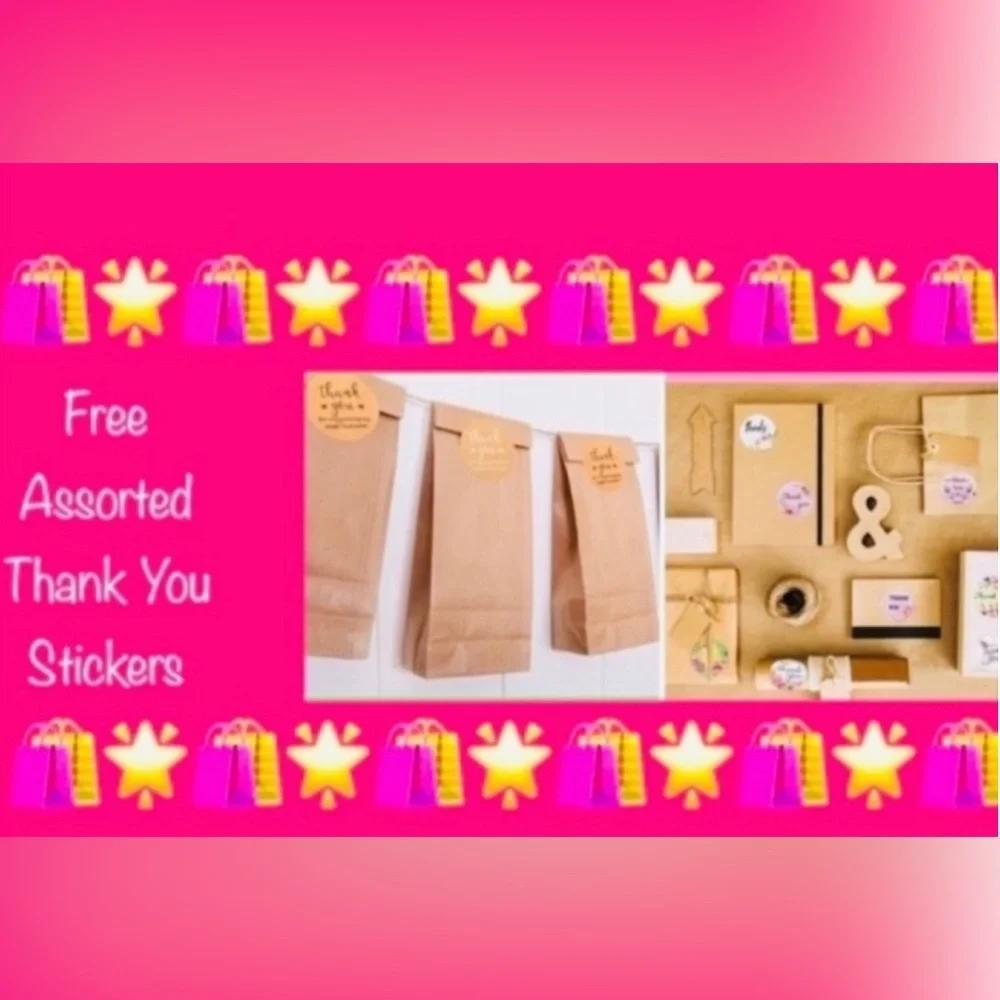 24ct ~ 10x13’ Designer PolyMailers Variety Pack ~BONUS~24ct Free Stickers 🌿🆕🌿